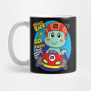 dino soccer player race Mug